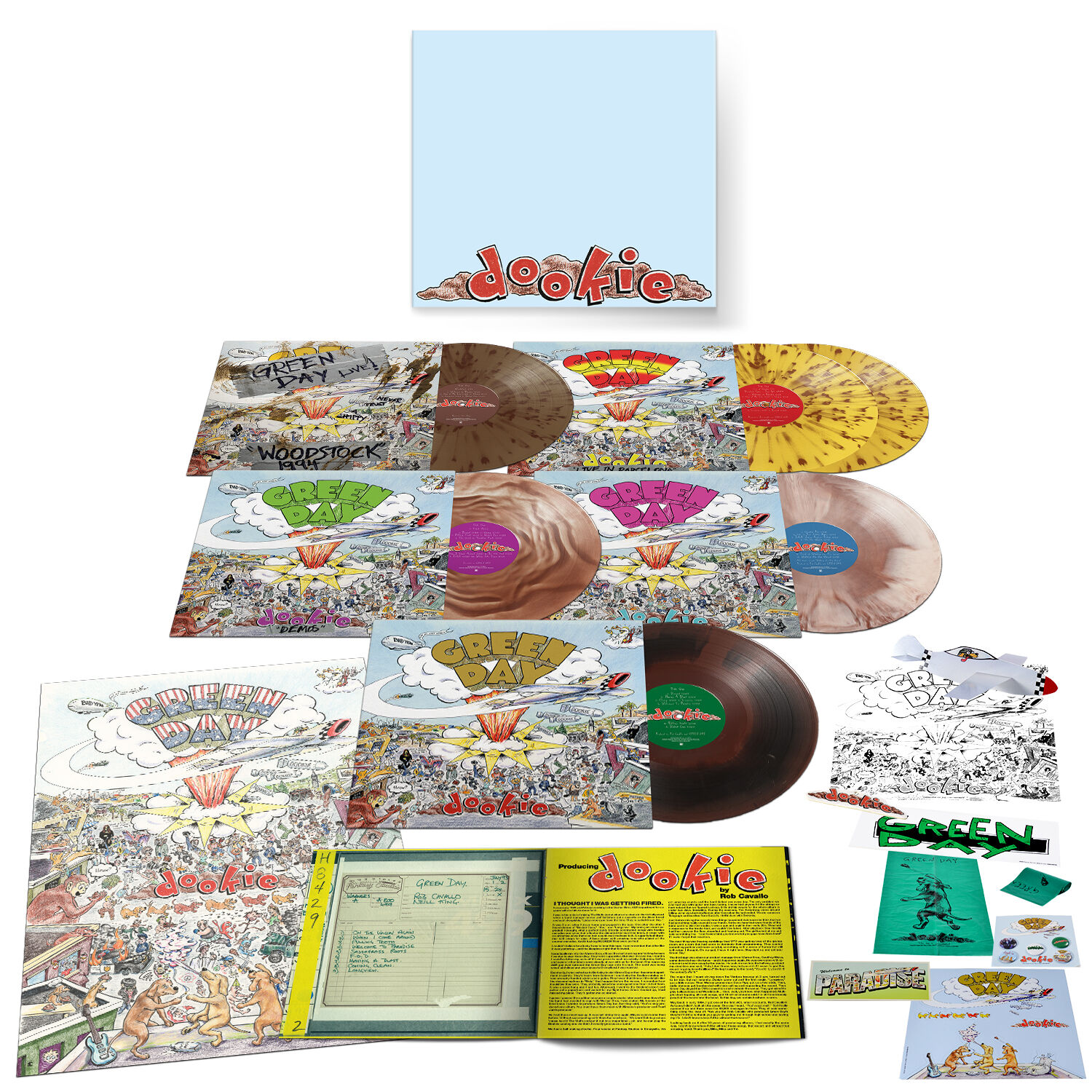 Dookie 30th Anniversary Color Vinyl Box Set